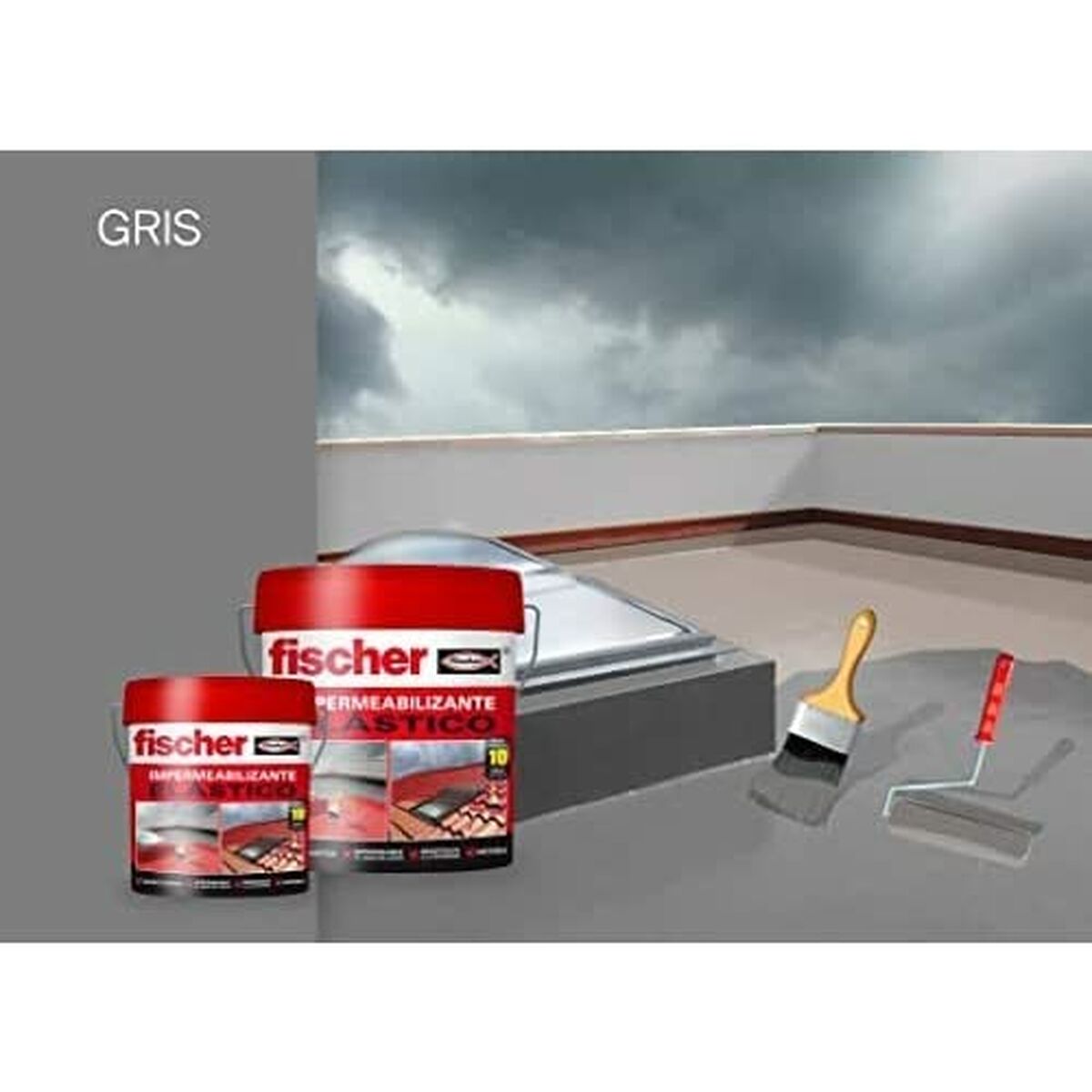 Хидроизолиращ Fischer Ms Сив 750 ml